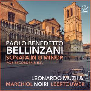 Paolo Benedetto Bellinzani: Sonata in D Minor for Recorder and Basso Continuo