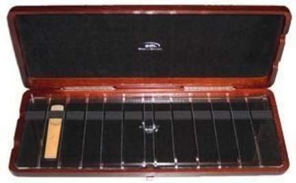 GEWA Reed case Clarinet 12 reeds Natural lacquered finish