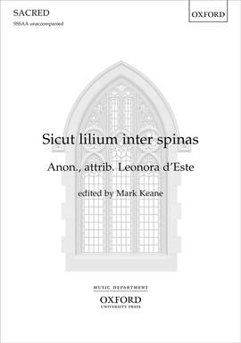 D'Este, Leonora: Sicut lilium