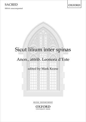 D'Este, Leonora: Sicut lilium