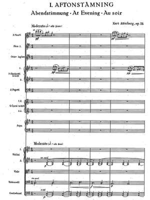 Atterberg, Kurt: Mittsommardanser Op. 24 for orchestra