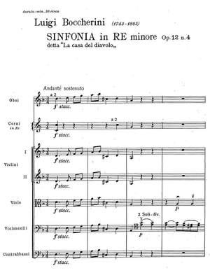 Boccherini, Luigi: Symphony in D minor (La Casa del Diavolo)