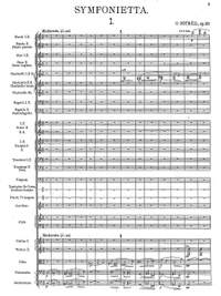 Ostrcil, Otakar: Symfonietta Op. 20 for orchestra