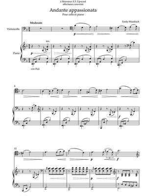 Wambach, Emile: Andante appassionata pour cello et piano
