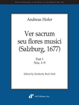 Hofer: Ver sacrum seu flores musici (Salzburg, 1677), Part 1