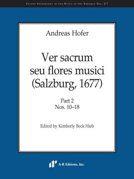Hofer: Ver sacrum seu flores musici (Salzburg, 1677), Part 2