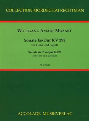 Wolfgang Amadeus Mozart: Sonate KV 292