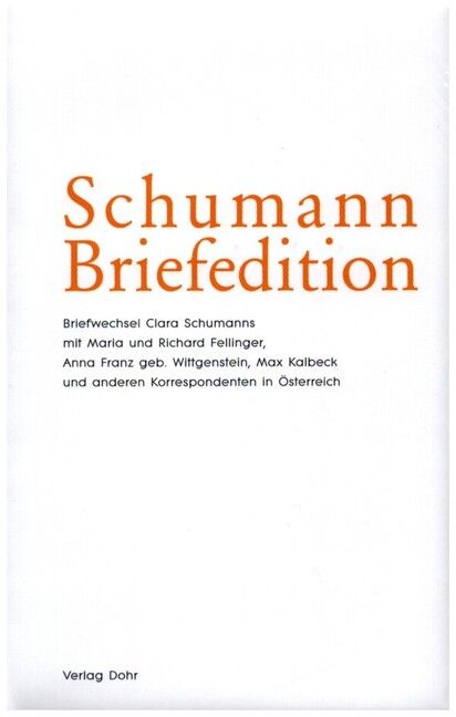 Schumann Briefedition