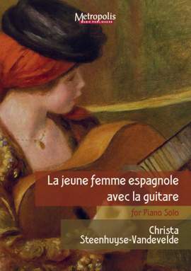 Christa Steenhuyse-Vandevelde: La jeune femme Espagnole avec la guitare