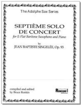 Jean Baptiste Singeleé: Septiéme Solo de Concert, op.93