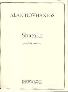 Alan Hovhannes: Shatakh violin and piano