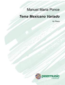 Manuel Ponce: Tema mexicano variado piano