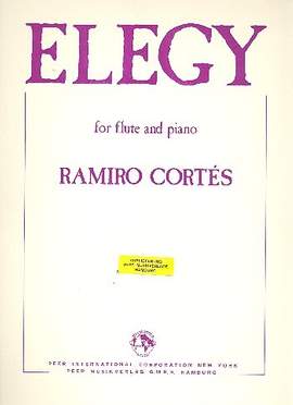 Ramiro Cortés: Elegy flute and piano