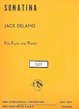 Jack Delano: Sonatina flute and piano