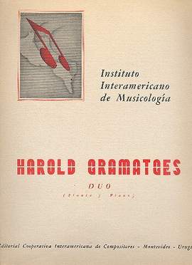 Harold Gramatges: Duo flute and piano