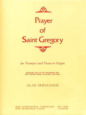 Alan Hovhannes: Prayer of Saint Gregory