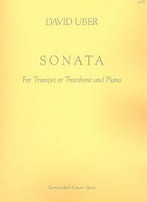 David Uber: Sonata op.34 trumpet (trombone)