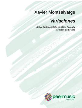 Xavier Montsalvatge: Variaciones sobre la spagnoletta