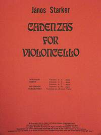 Janos Starker: Cadenzas violoncello concertos