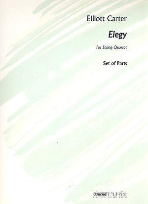 Elliott Carter: Elegy