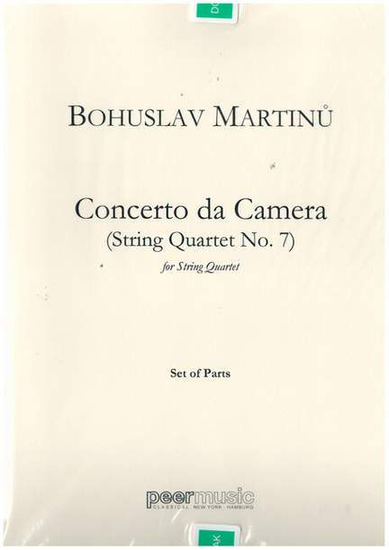 Bohuslav Martinu: Concerto da camera