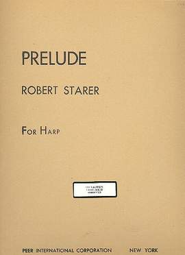 Robert Starer: Prelude harp