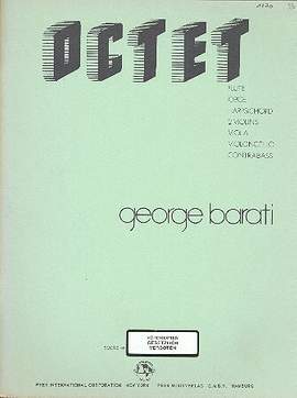 George Barati: Octet flute, oboe, harpsichord,
