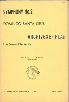 Domingo Santa Cruz: Symphony no.2