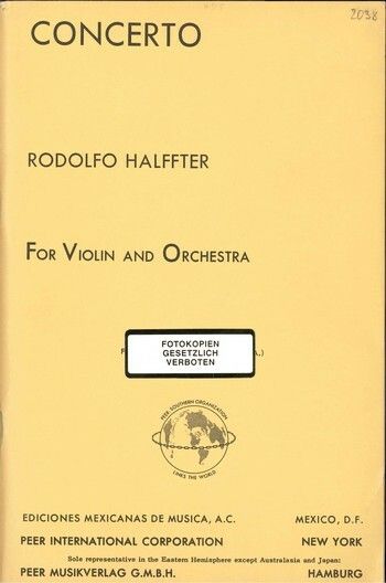 Rodolfo Halffter: Concerto
