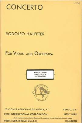 Rodolfo Halffter: Concerto