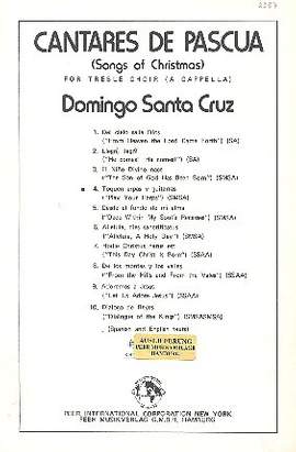 Domingo Santa Cruz: Toquen arpas y guitarras