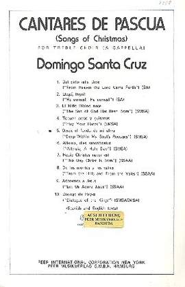 Domingo Santa Cruz: Desde el fondo de mi alma