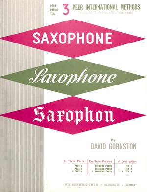 David Gornston: Method Saxophone vol.3