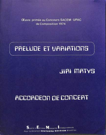Jiri Matys: Prelude et Variations