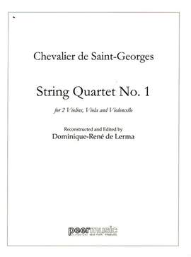 Joseph Chevaliers de Saint Georges-Boulogne: String Quartet C-Dur Nr.1