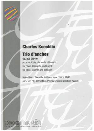 Charles Louis Eugene Koechlin: Trio d'anches op.206