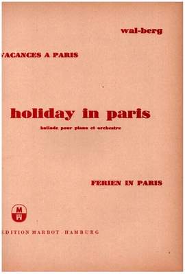 Voldemar Wal-Berg: Vacances a Paris