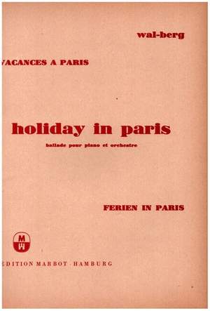 Voldemar Wal-Berg: Vacances a Paris