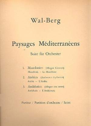 Voldemar Wal-Berg: Paysages Mediterranéens