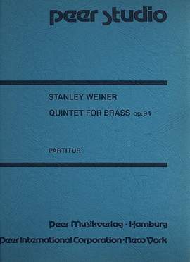Stanley Weiner: Quintet op.94