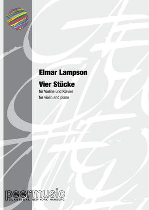 Elmar Lampson: 4 Stücke Violine und Klavier