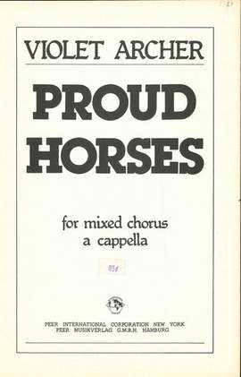Violet Balestreri Archer: Proud Horses