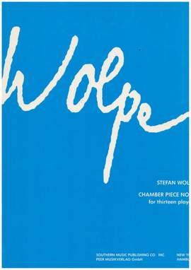 Stefan Wolpe: Chamber Piece no. 2