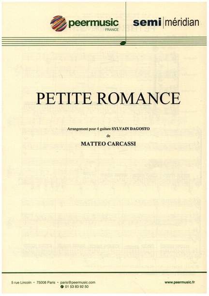 Matteo Carcassi: Petite Romance