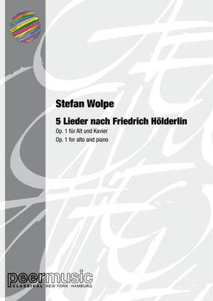 Stefan Wolpe: 5 Lieder nach Friedrich Hölderlin op.1
