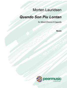 Morten Lauridsen: Quando son piu lontan