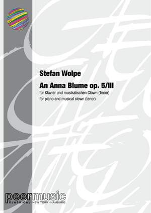 Stefan Wolpe: An Anna Blume von Kurt Schwitters