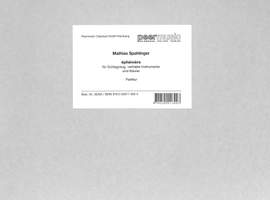 Mathias Spahlinger: Ephemere