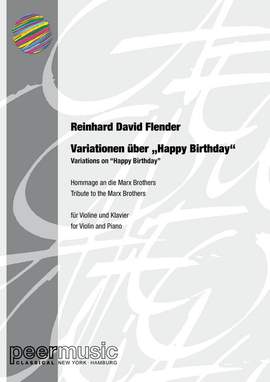 Reinhard David Flender: Variationen über Happy Birthday
