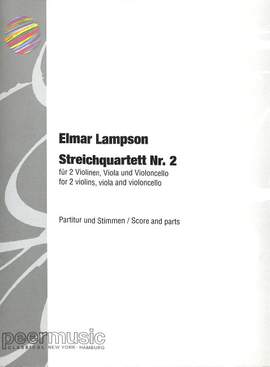 Elmar Lampson: Streichquartett Nr.2